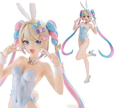 KAngel Figure Illustration Anime Bunny Girl OMGkawaiiAngel-chan Statue Model Cartoon Standing Figurine Collectibles Desktop Ornaments 25CM