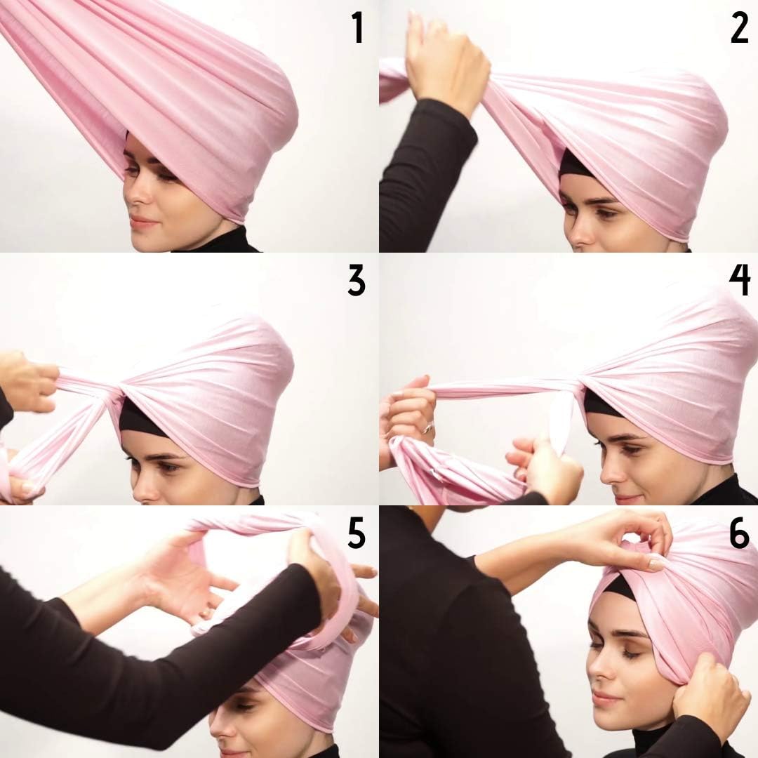 Ecardin Viscose turban. - brown