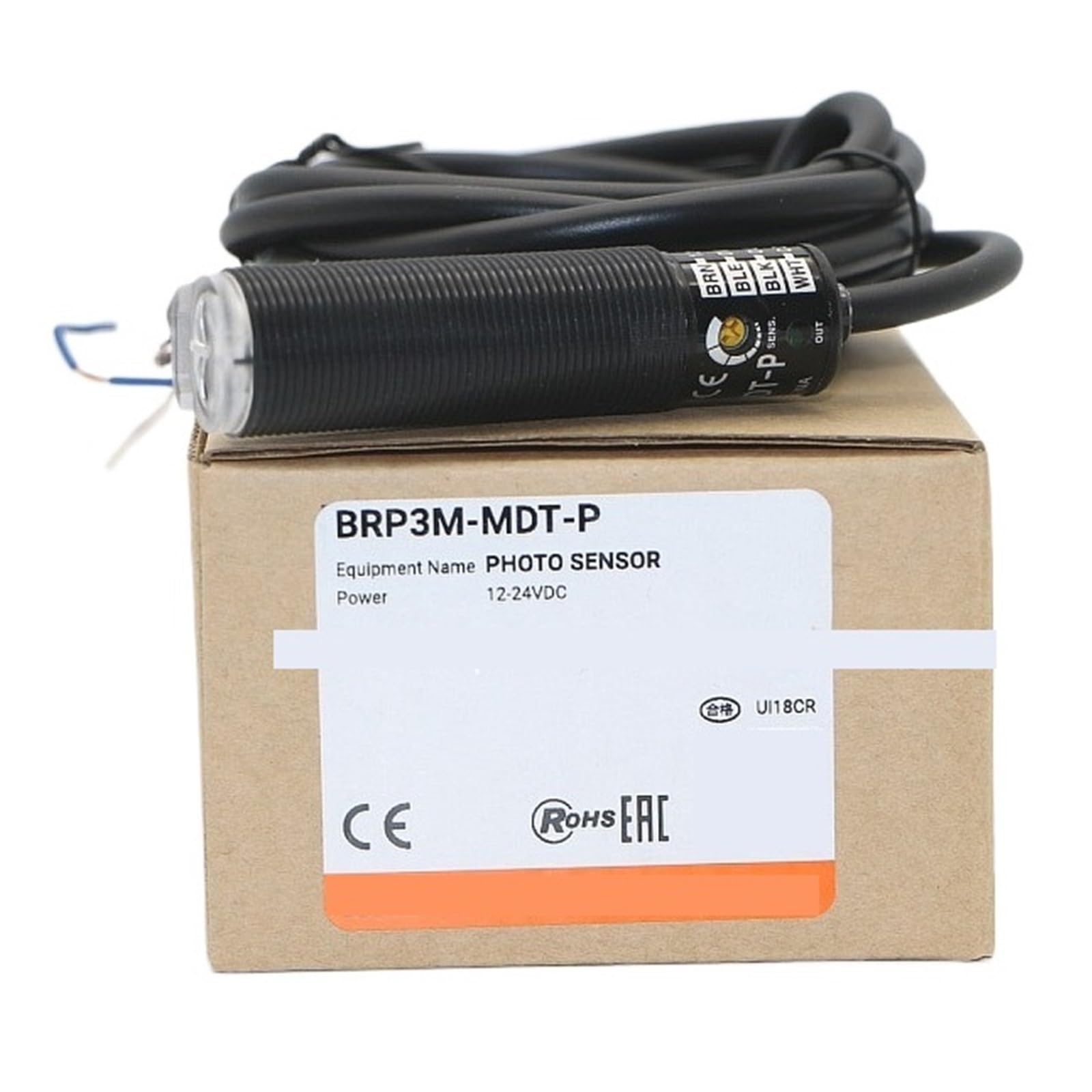 Y63Z1Y0 BRP3M-MDT BRP3M-MDT-P Cylindrical Mirror Reflection Photoelectric Switch Sensors(BRP3M-MDT-P)