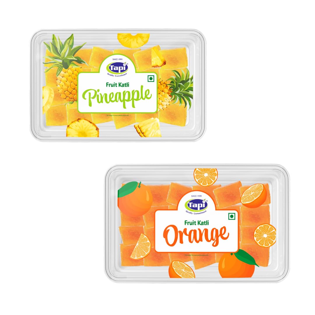 Tapi Orange & Pineapple Fruit Katli Combo|Pack of 2| 250gm/pack| (B0BW9CQ2YG) Amazon Price History, Amazon Price Tracker