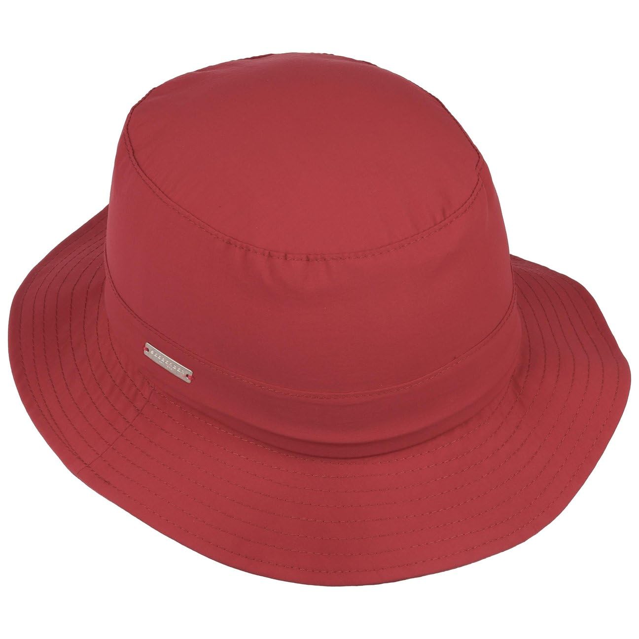 Seeberger Chapeau pour Femme Lasina - Outdoor en Tissu de Pluie avec Doublure Hiver Printemps-ete - Taille Unique Rouge