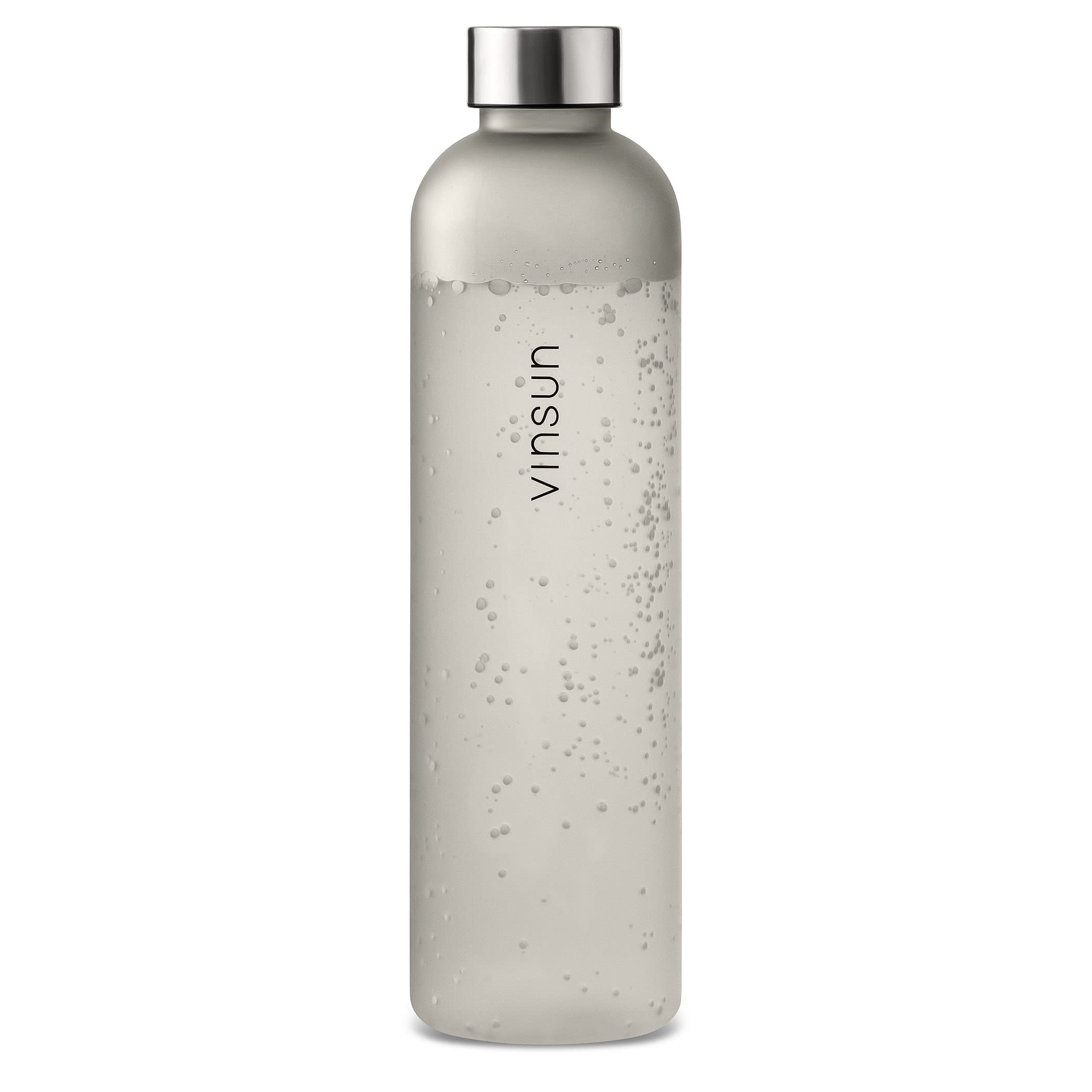 VINSUN Trinkflasche 650ml, 1000ml, 1500ml - auslaufsicher, Kohlensäure geeignet, BPA frei, Tritan - Leichte Wasser Flasche für Sport, Outdoor, Schule, Fahrrad, Büro