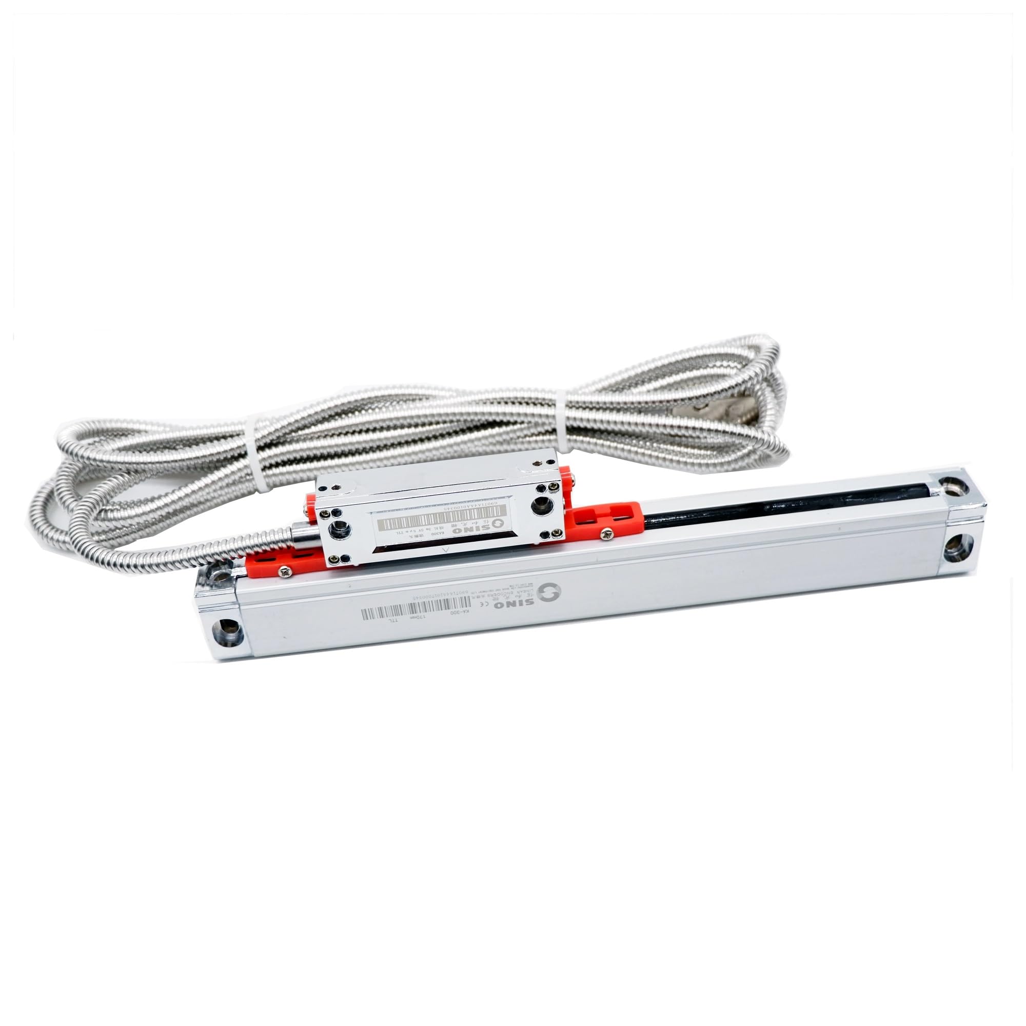 KA-300 Linear Displacement Sensor Lathe Mill Linear Scale Grating Ruler Sino KA300 70-470mm Resolution 5um(KA300-120mm)