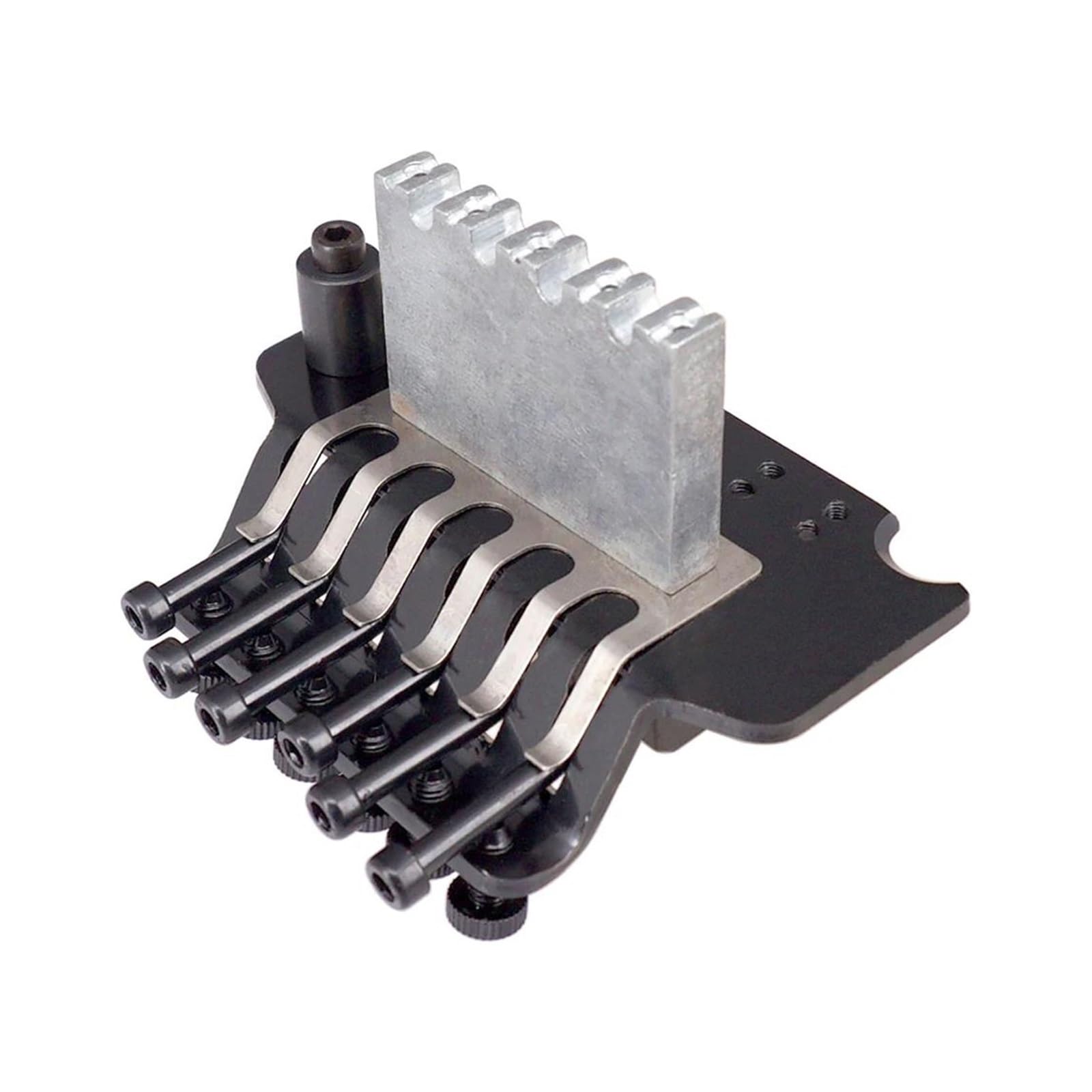 Ponte Tremolo A Doppio Rullo A 6 Corde Per Chitarre Elettriche | Ponte per chitarra(Bk)