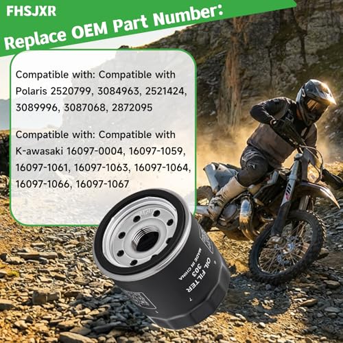 Image of 2520799 Oil Filter 3084963 for Polaris Sportsman 400 450 500 570 850 Ranger Scrambler 850 1000 XP Magnum 325 330 425 500, Xplorer 400 500, Xpedition 325 425, Hawkeye 300 400