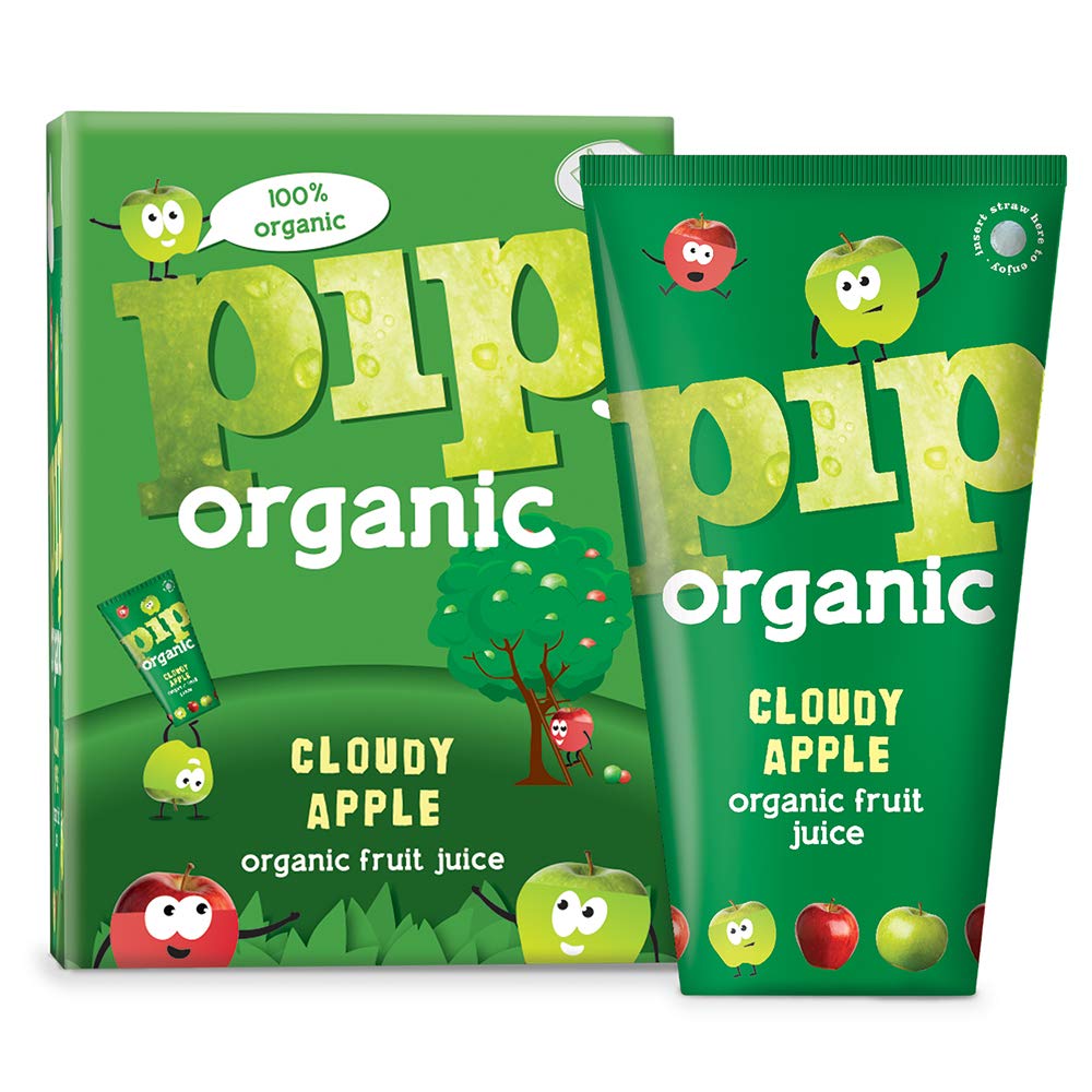 Pip Organic Cloudy Apple Juice Organic Fruit Juice 1 of Your 5 a Day Recyclable Packaging