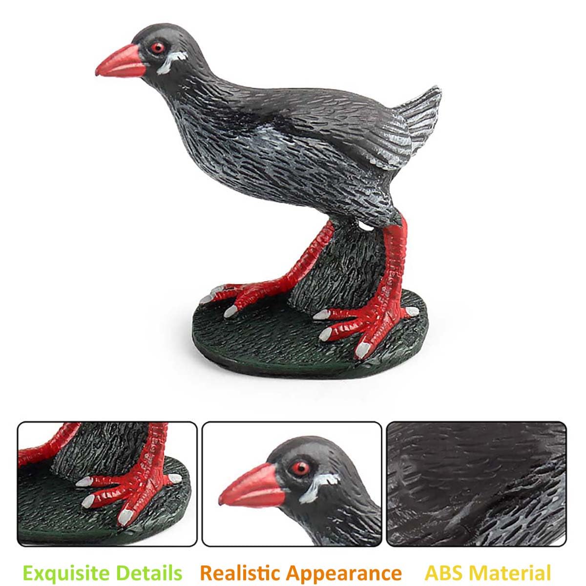 JOKFEICE Maulwurf Tierfigur – Realistisch, Aus ABS-Kunststoff, 9,2 Cm | Für Feengarten, Lernspielzeug & Torten-Deko