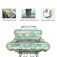 Vista 4 de Fundas para carrito de compras para bebé, niña, funda para silla alta para niño, cubierta para carrito de comestibles (Polka Cute)
