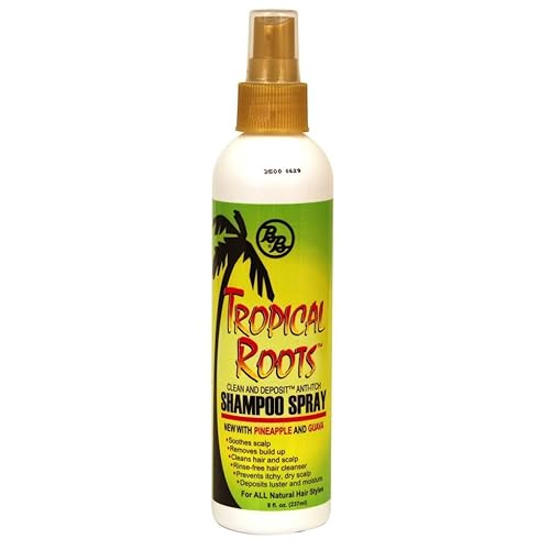 Bronner Brothers Tropical Roots Champú en aerosol, 8 onzas líquidas