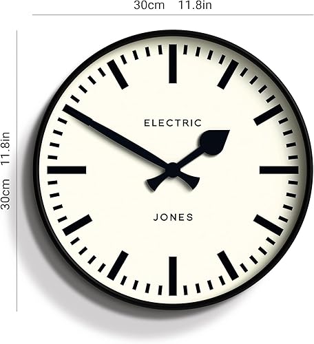 Miniatura 3 de JONES CLOCKS Tiger - Reloj de pared redondo - Reloj redondo - Reloj moderno - Reloj de pared de diseñador - Reloj de cocina - Reloj de sala de estar