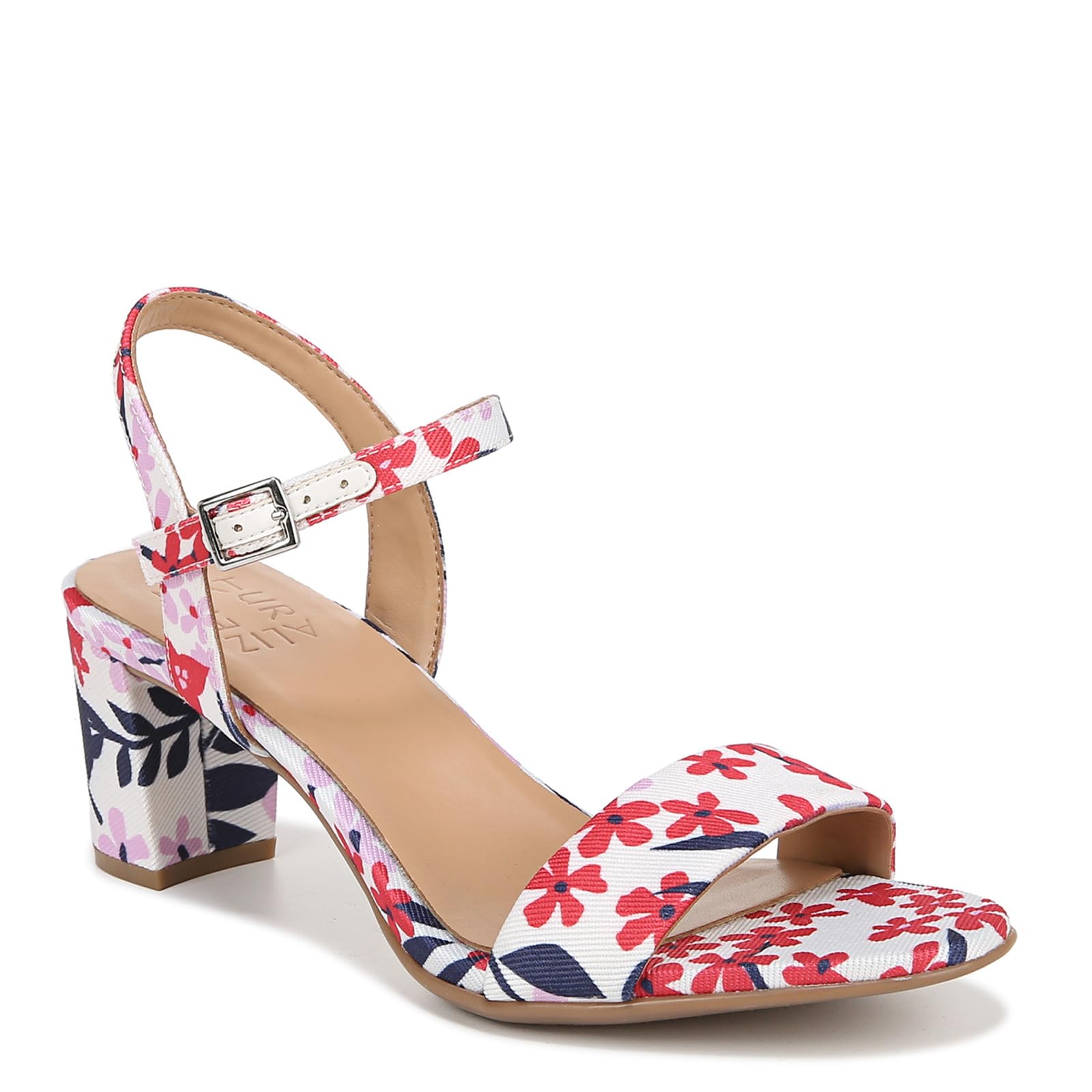 Naturalizer Women's Bristol Ankle Strap Block Heel Dress Sandal Heeled