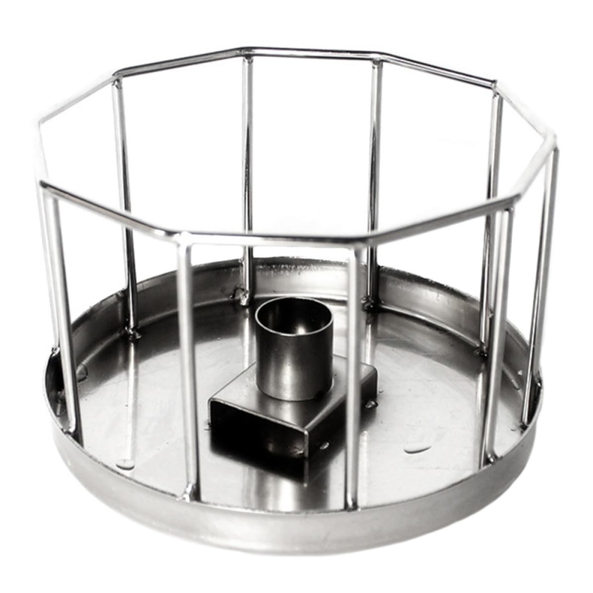 Mangiatoia Automatica per Rettili in Acciaio Inox, Argento