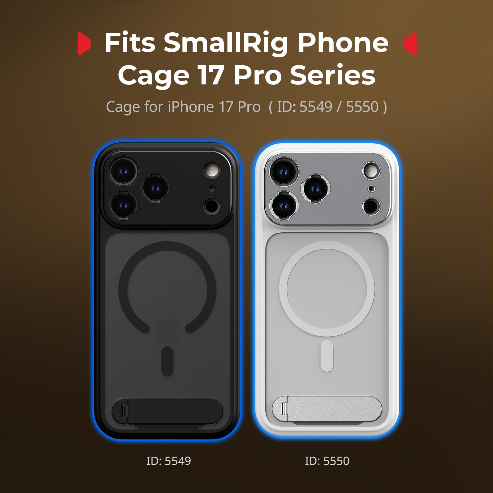 SMALLRIG Magnetyczny adapter pierścieniowy do filtrów FilMov 67 mm do etui (do iPhone'a 17 Pro 5549/5550), kompatybilny z serią filtrów magnetycznych 67 mm (4726/4581/4582/4583/5169/5170) - 5547