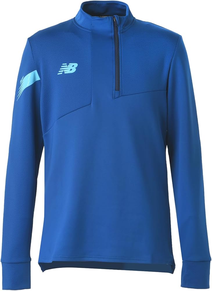 Amazon | [ニューバランス] メンズ サッカー 長袖 ハーフジップ