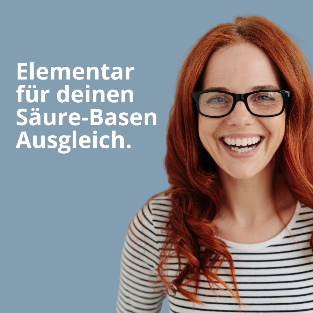 tri.balance Basenpulver NATURAL 4er-Pack 1200 g – ohne Aroma & Süße, vegan | Mit Zink für den normalen Säure-Basen-Stoffwechsel, ohne Zucker und Fruktose, natürlich-mineralisch, ca. 216 Portionen