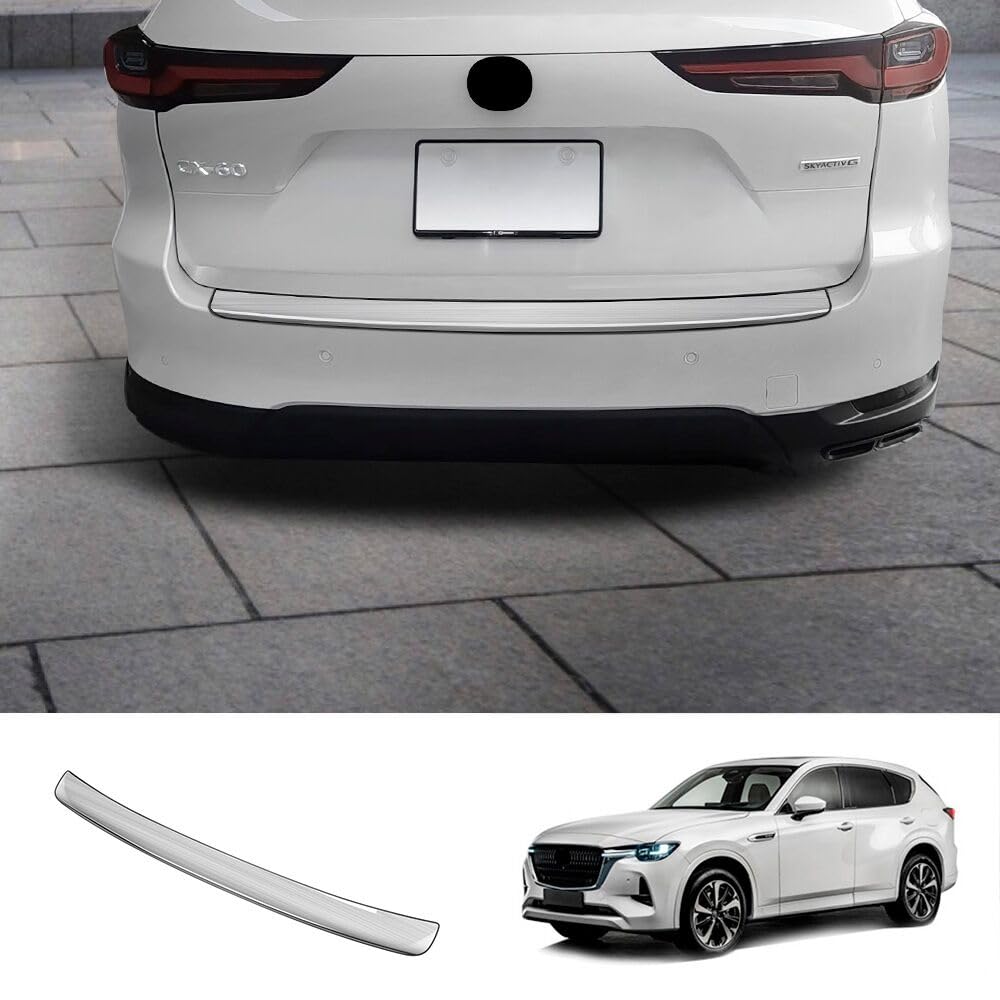 Amazon.com: Car Stainless Steel Rear Bumper Protector, for Mazda