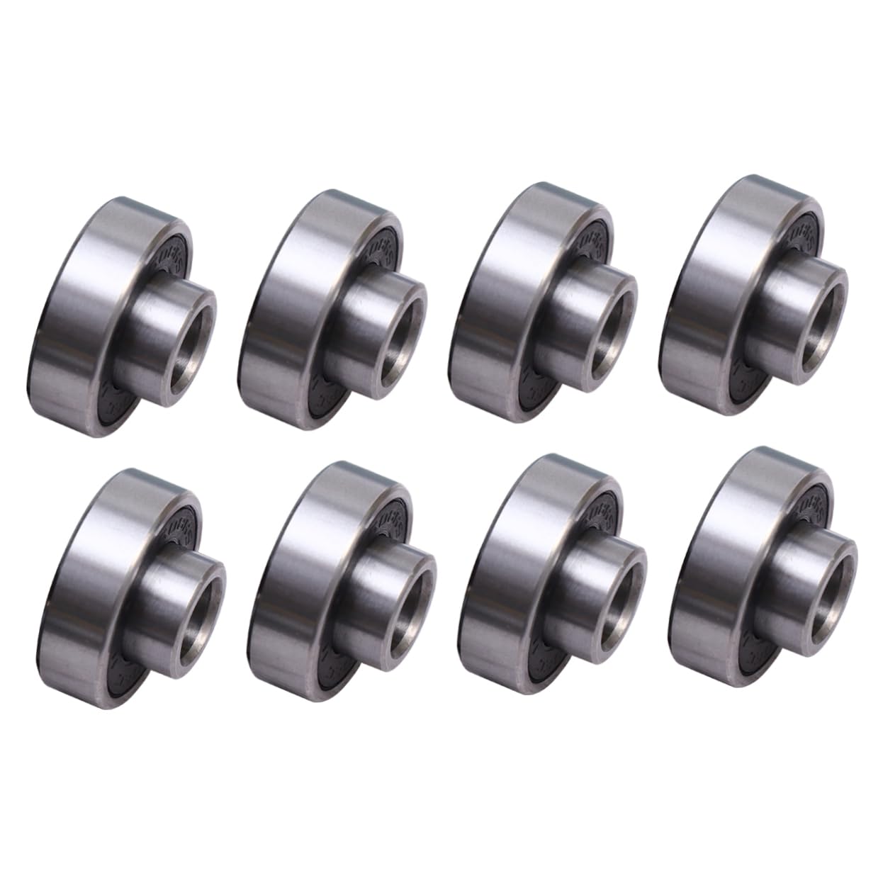 GALPADA 8Pcs Integrated Rust Skateboard Wheel Bearings Long Life for Smooth High Speed Skating for Skateboards Roller Skates and More