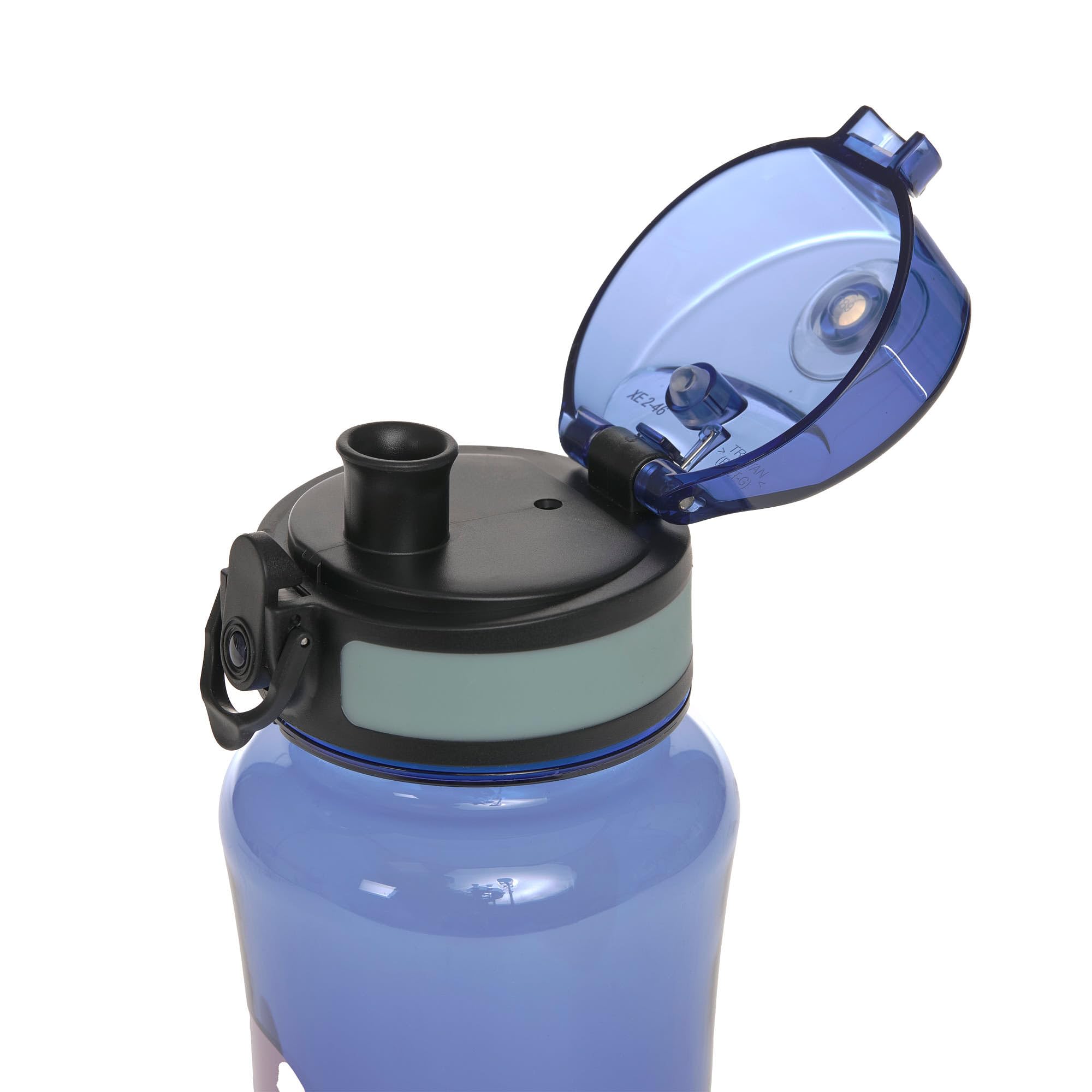LÄSSIG Pudełko śniadaniowe i zestaw do picia – zestaw obiadowy z lunchem i butelką do picia (460 ml)/Little Gang Smile Carmel/Blue