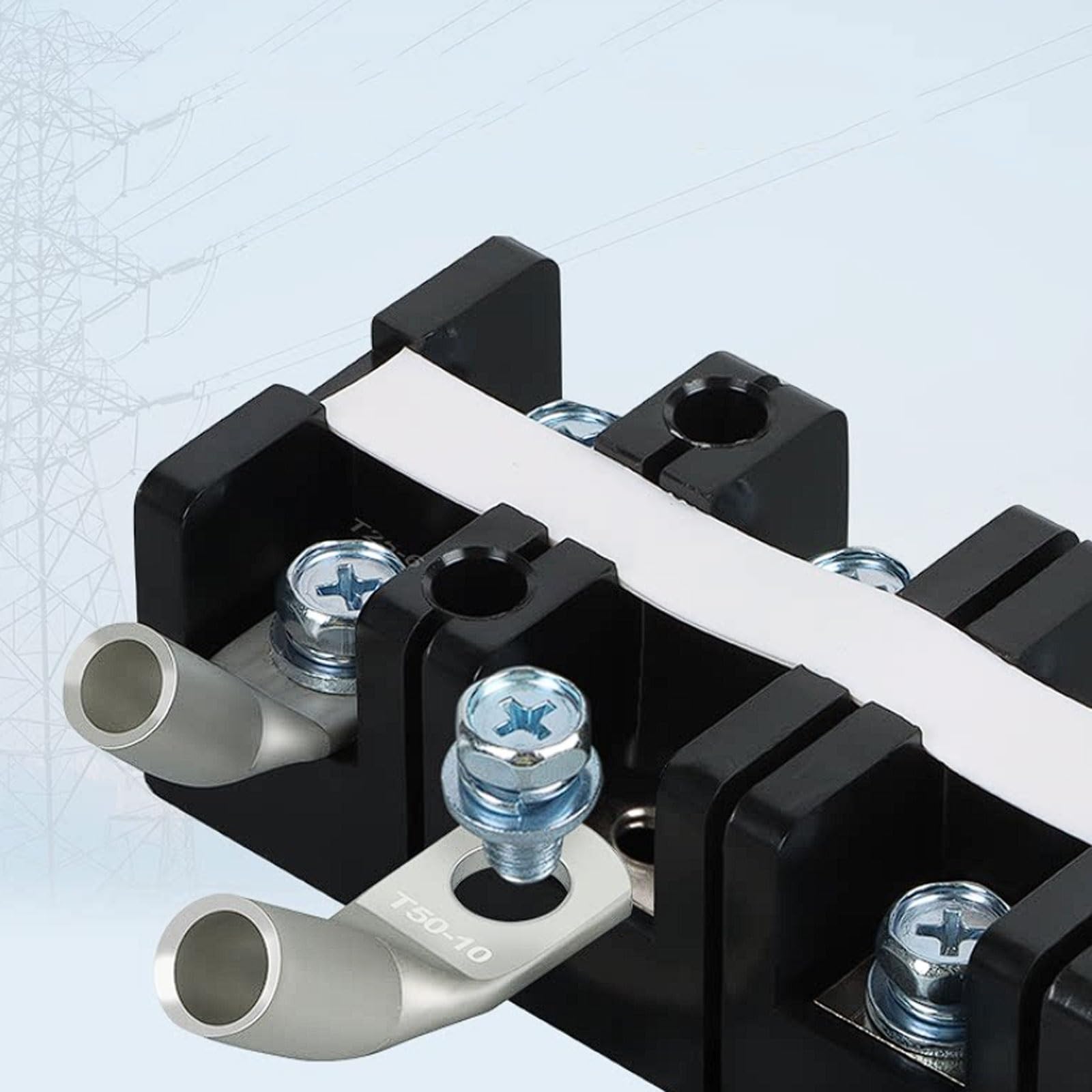 10 sztuk wygiętych końcówek miedzianych T45 stopni, 10-240 mm², czyste zaciski kątowe, materiał T3