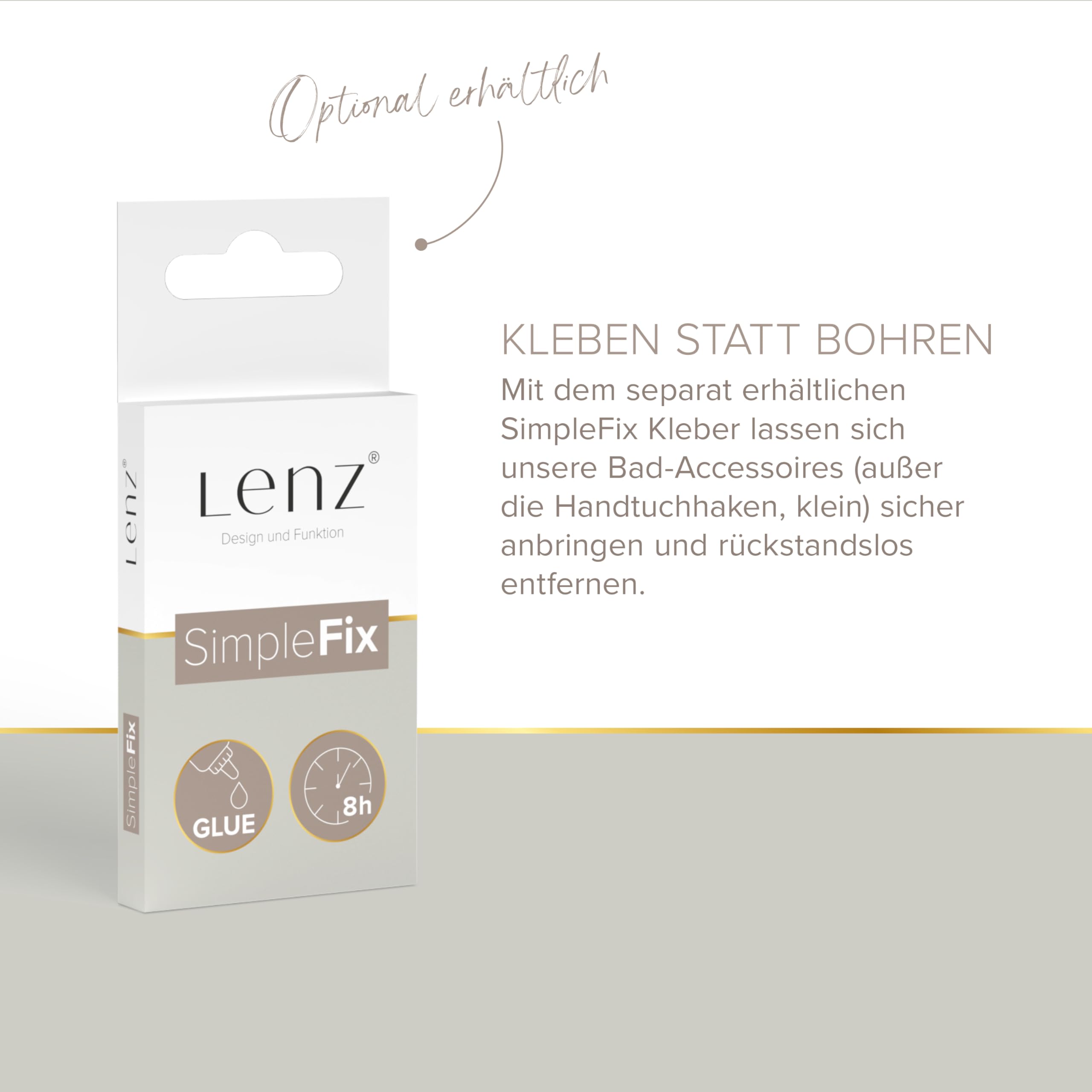 LENZ Haak Vida 2 stuks chroom kopen