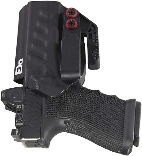 Miniatura 3 de Fierce Defender Funda IWB compatible con Glock 19 23 32 con clip y pinza para meter la serie sin infringir, fabricada en Estados Unidos, compatible