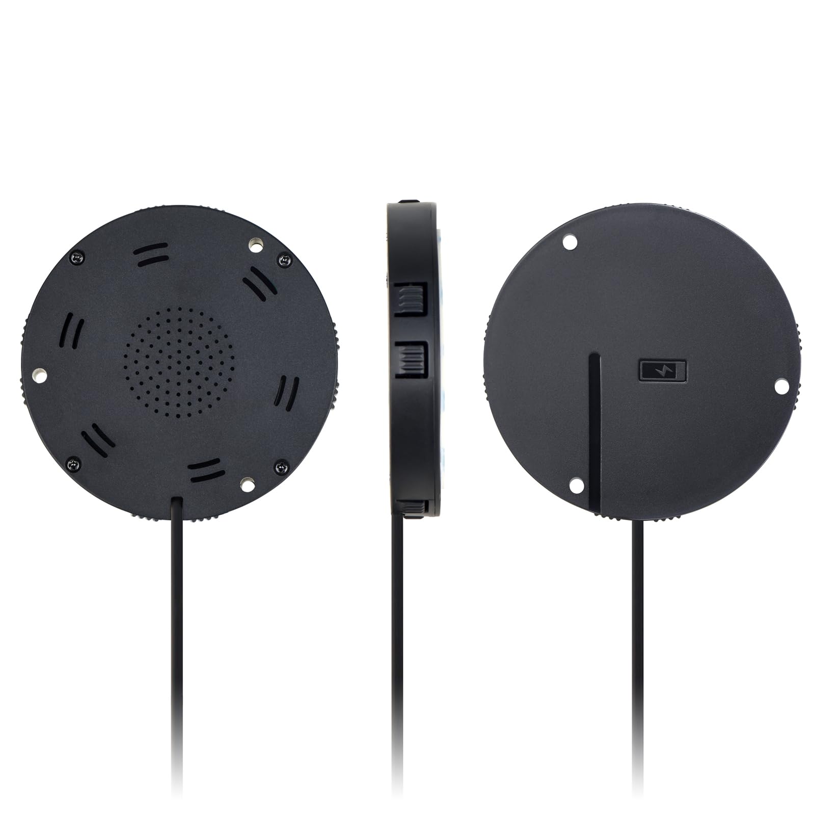 kalb | Cargador inalámbrico 15W Invisible 85mm x 13.5mm Universal Protegido Carga inductiva QC 3.0 USB Plug & Play Negro