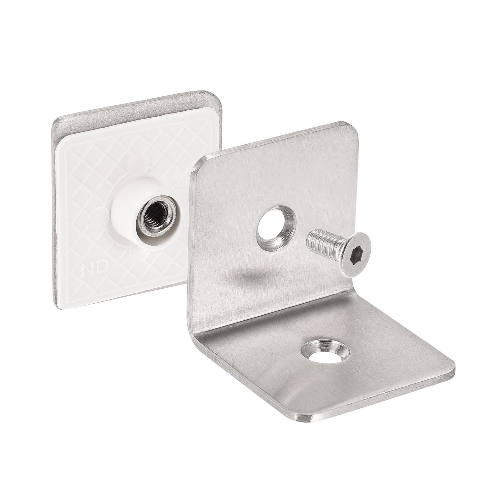 304 Stainless Steel Glass-to-Wall Bathroom Glass C... – Vicedeal
