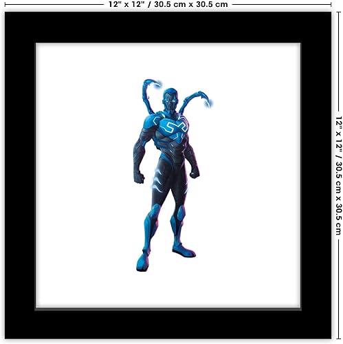 Miniatura 6 de Trends International Gallery Pops DC Comics Blue Beetle - Póster de pared con postura, 12 x 12 pulgadas, versión de marco negro
