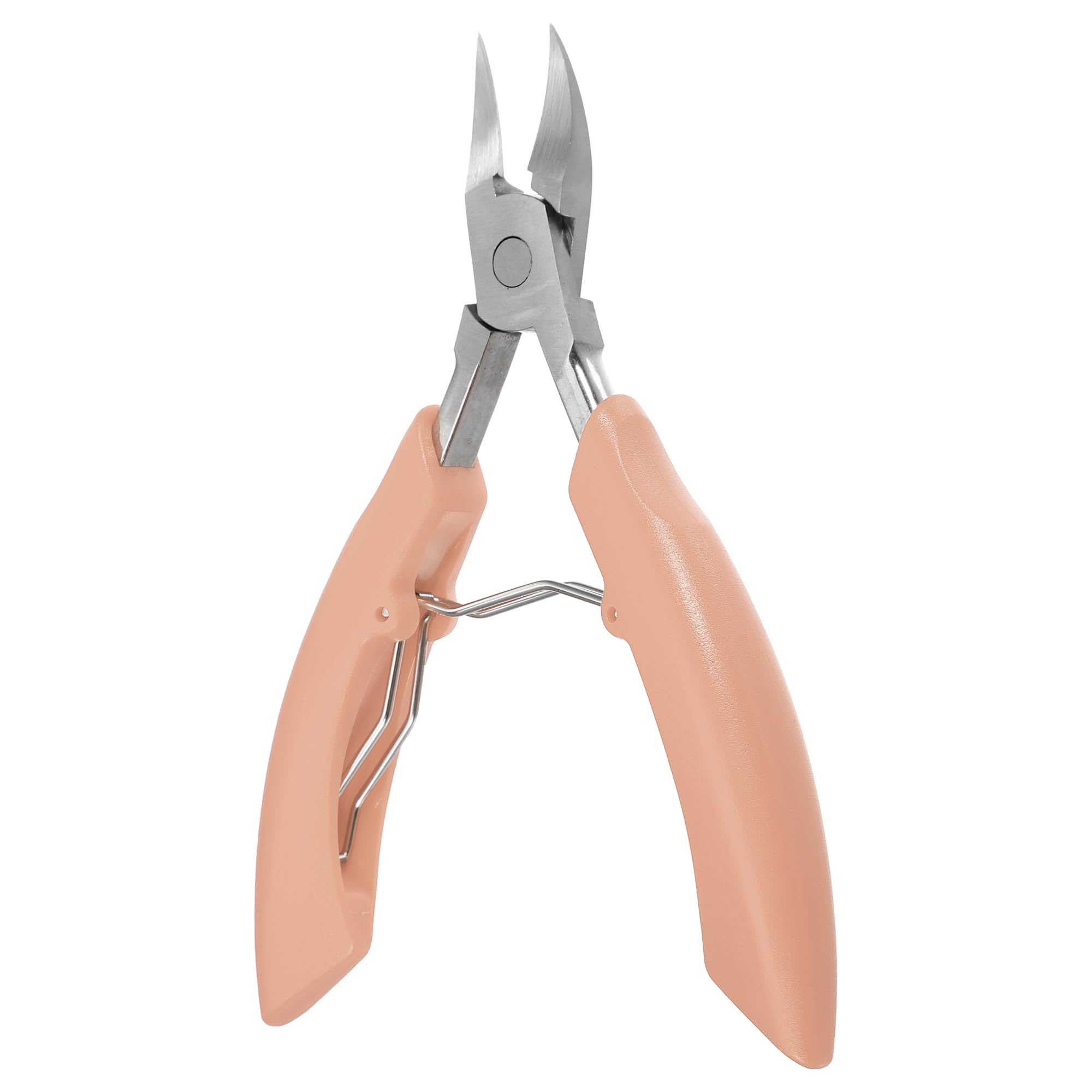 Generic Stainless Steel Toe Nail Clippers 5 12x3 15 1 Pc with 1 Protective Case Pink