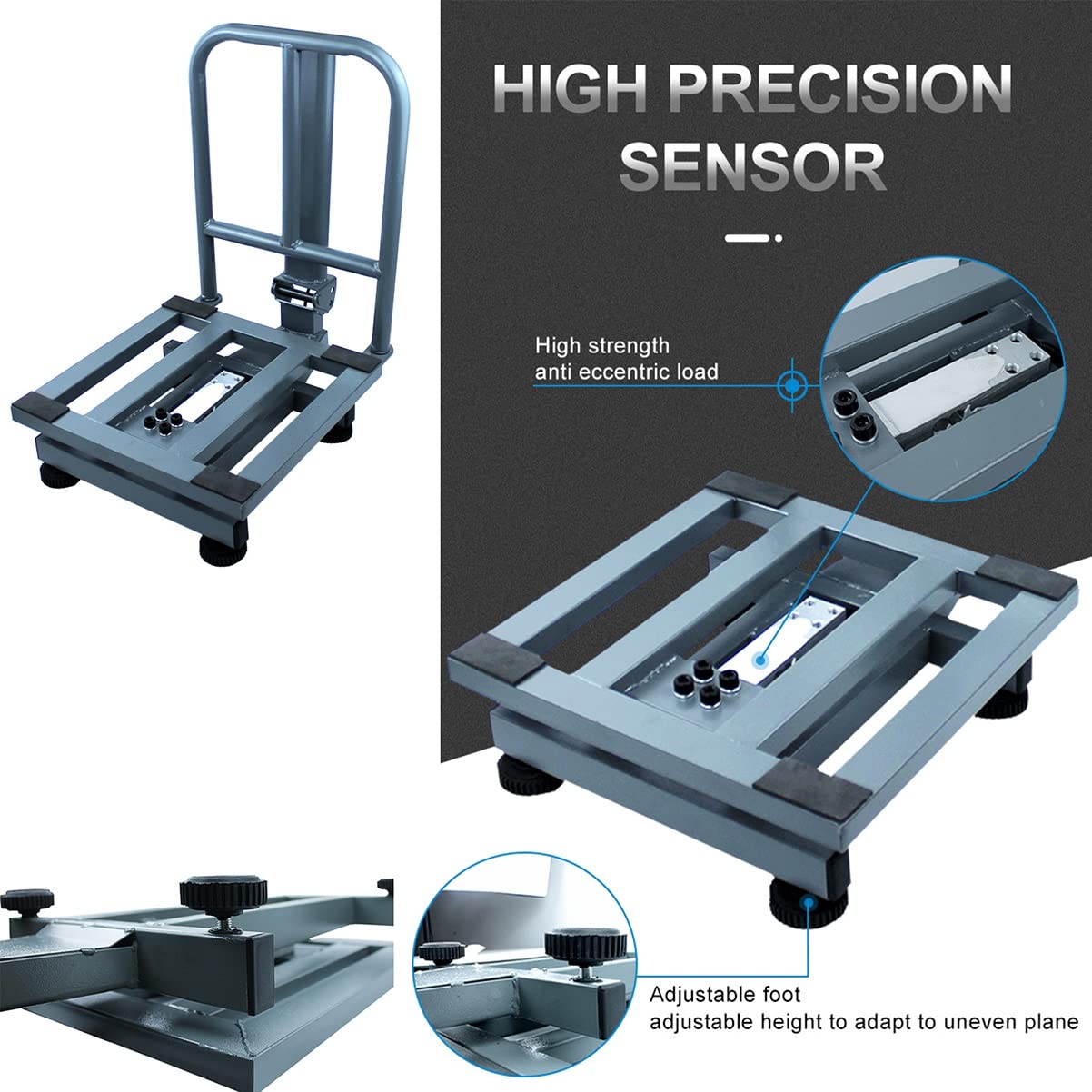 Balanza Postal 440 Lb Báscula Digital Para Paquetes 440 Lb / 200 Kg - Precisión 10g, Función Tara Y Hold, Pantalla LCD Separada Báscula Almacén Usb