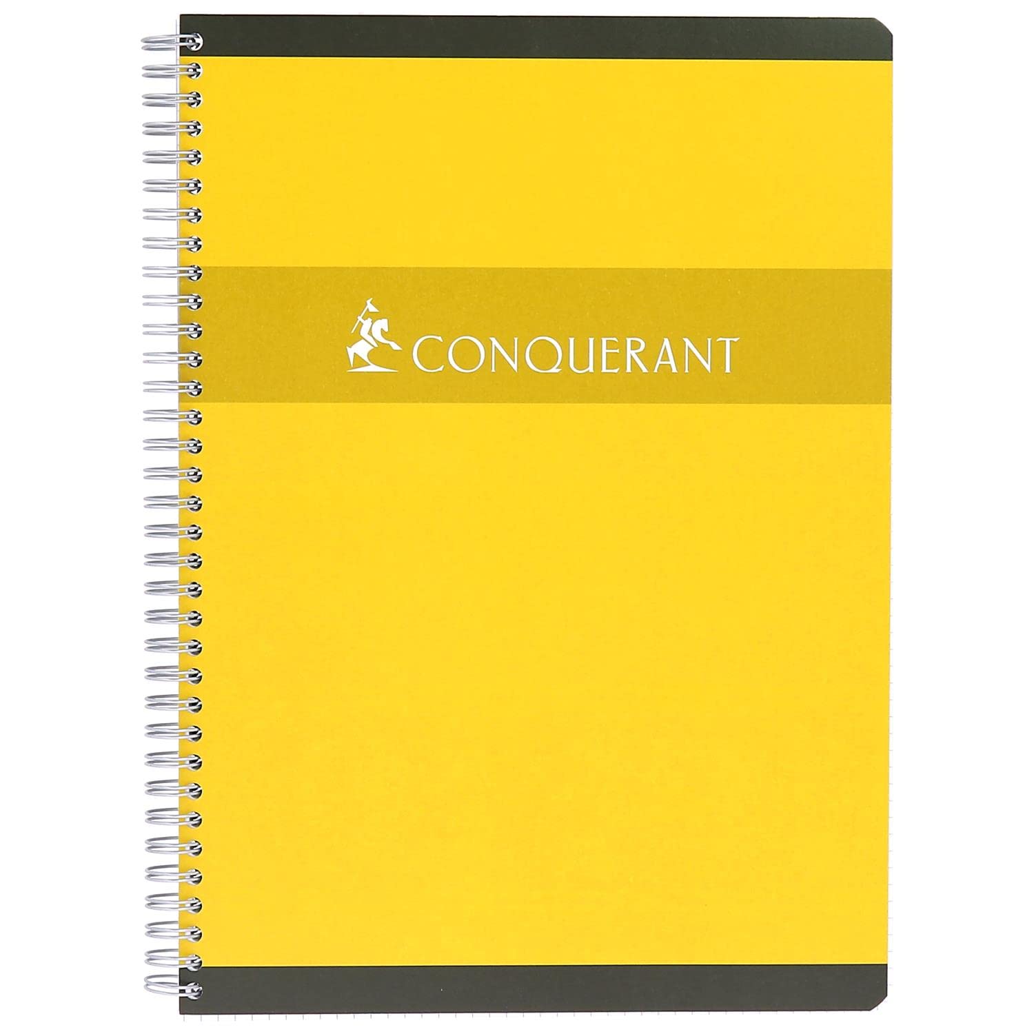 CONQUERANT Lot de 10 Cahiers à spirale A4 petits carreaux 180p 70g coloris aléatoire