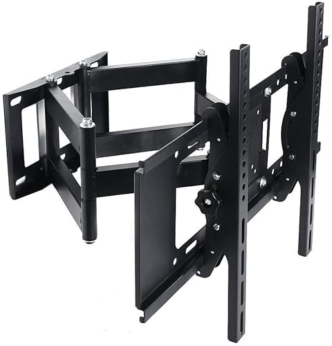 Soporte giratorio articulado de doble brazo para TV con inclinación de movimiento completo para la mayoría de 32 37 40 42 46 47 50 52 55 65