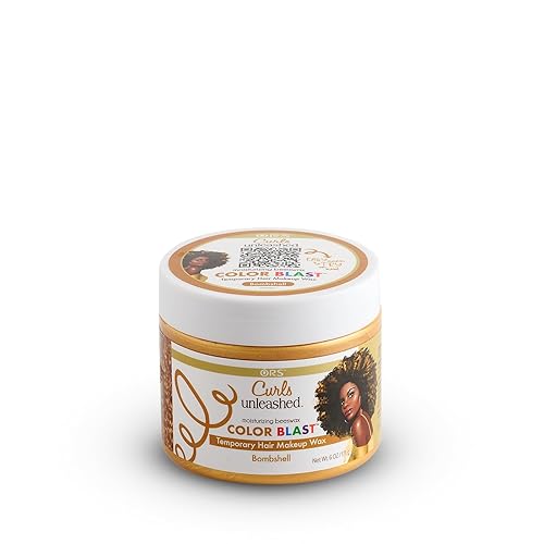 Miniatura 6 de Curls Unleashed Color Blast Temporary Hair Makeup Wax with Moisturizing Beeswax, Bombshell, (6.0 oz)