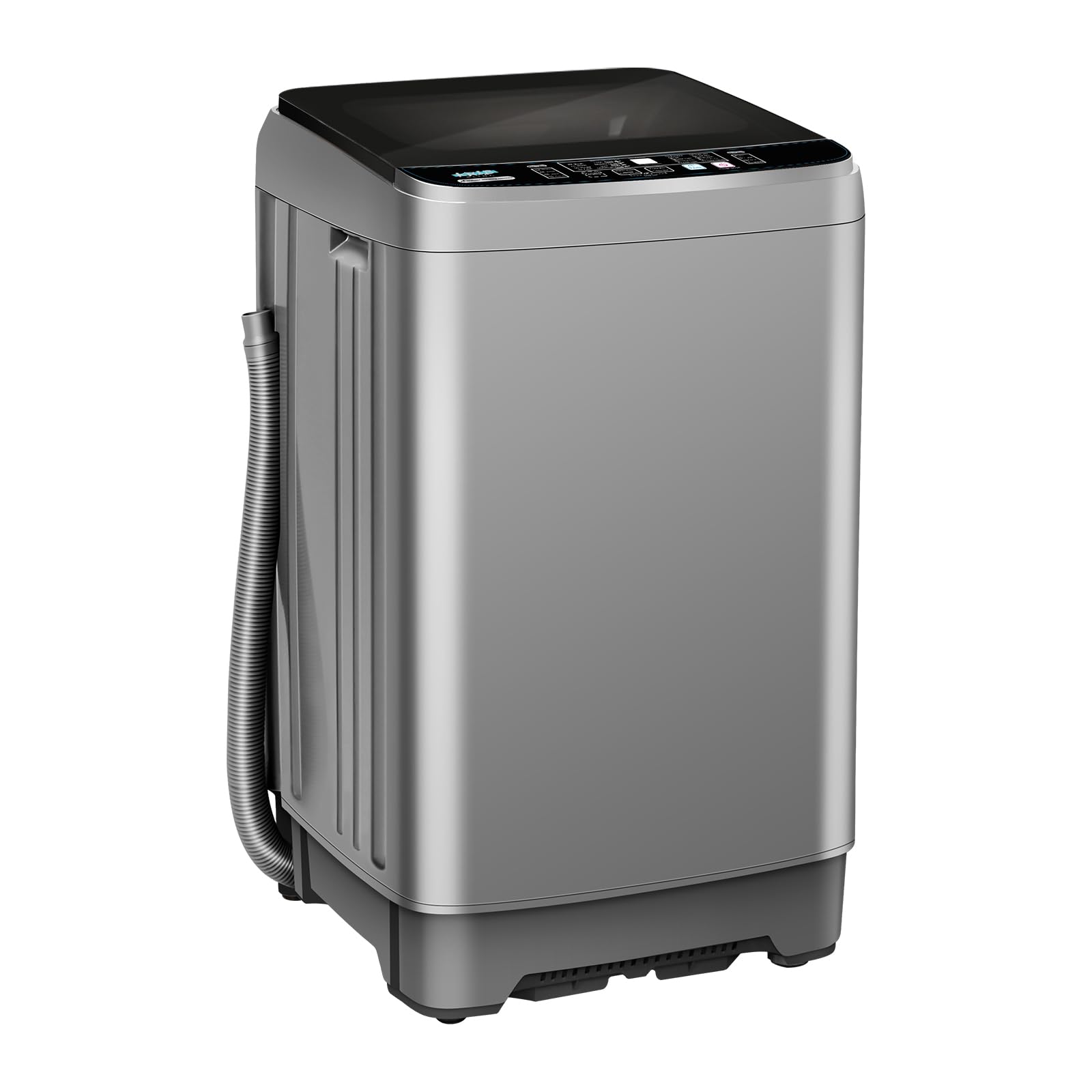 Photo 1 of 25LBS Full Automatic Portable Washer & Dryer Combo, 10 Programs 8 Water Levels, Compact Laundry Machine for Apartment RV Dorm, Grey