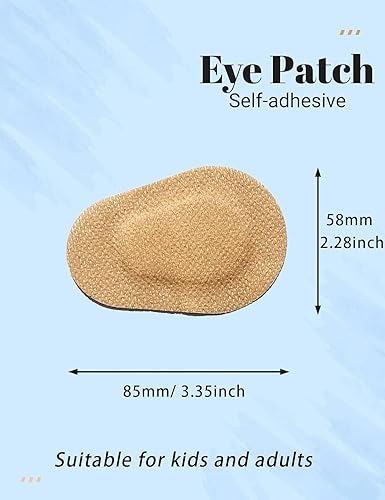 Miniatura 6 de 100 parches adhesivos para los ojos para niños, parche médico desechable transpirable para ambliopía ojo perezoso, vendajes adhesivos sin látex para