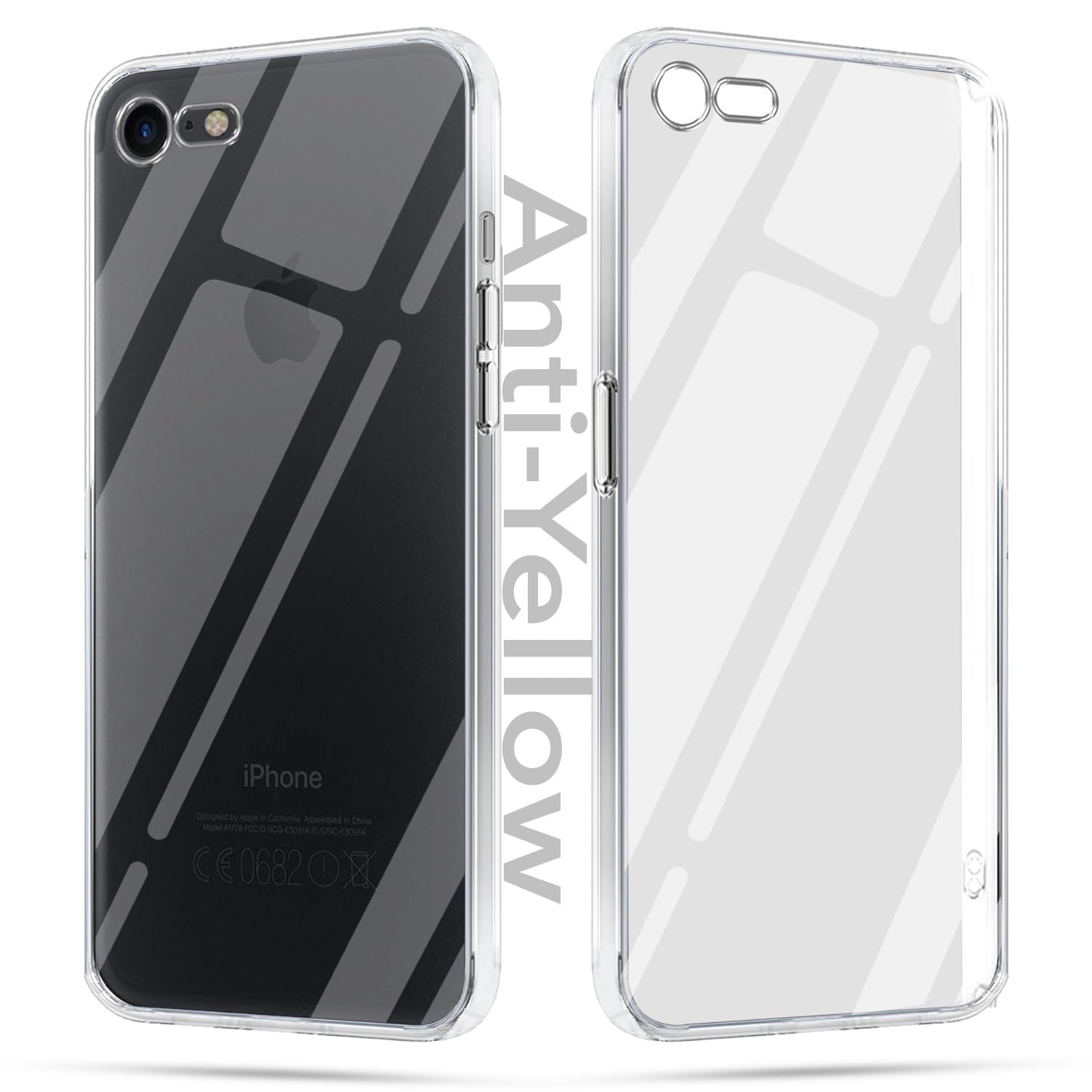 Jkobi Lifetime Anti-Yellow Clear Back Cover Case for Apple iPhone