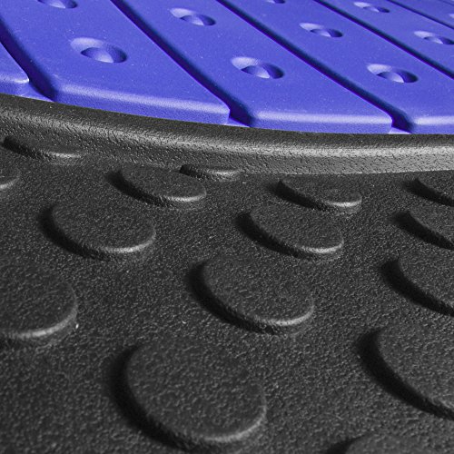 Fh Group Car Floor Mats - Heavy - Duty Rubber Floor Mats For Cars, Universal Fit Full Set, Trimmable Automotive Floor Mats, Climaproof Floor Mats For Most Sedan, Suv, Truck Floor Mats Blue #TOP4
