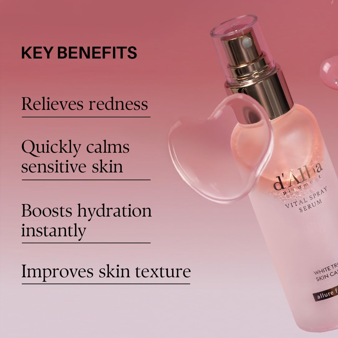 d'Alba White Truffle Vital Spray Serum 100 ml Sakinleştirici Nemlendirici Sprey Serum