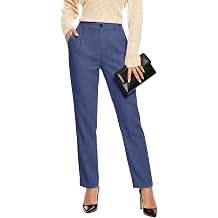 smawell Womens Dress Pants for Work High Waisted Slacks Business Casual | Lyocell,Machine Wash,Wrinkle Free,Soft,Chinos,Travel,Elastic Waist