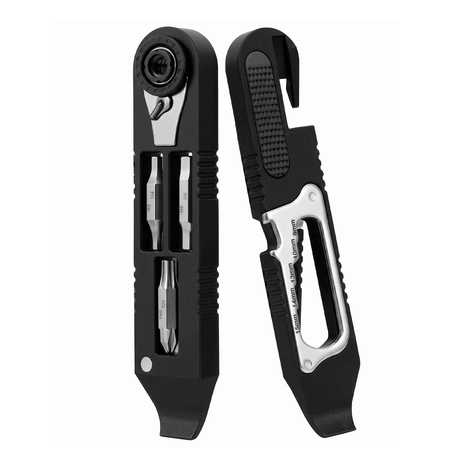 EMERK Bike Tire Levers Kit 14 IN 1 Bike Multi Tool with Mini Ratchet Wrench | Portable bi…