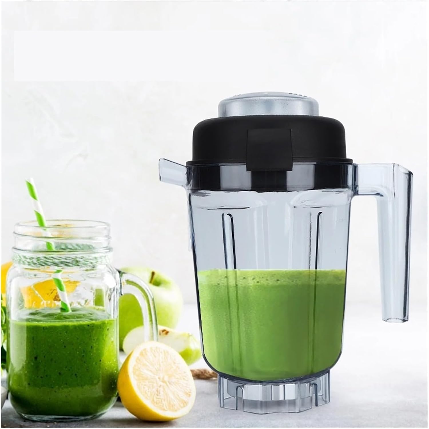 Food Blender Container With Lid Replacement Accessories Fit，Compatible For Vitamix 32oz