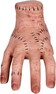 Halloween Decoration, Wednesday Addams Family Decorations, Wednesday Thing Hand Halloween Decor, Cosplay Costume Party Fake Hand Scary Props Supplies, Halloween Easter Birthday Gifts for My Daughter