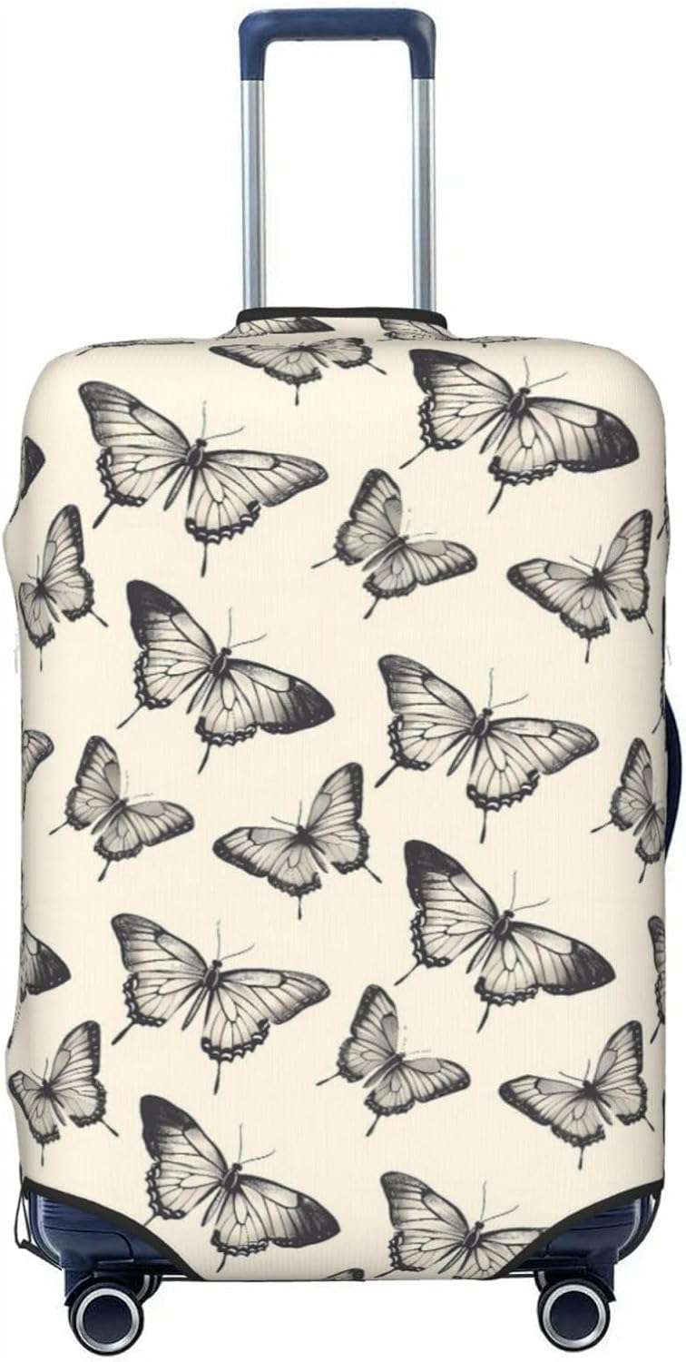 Butterfly Aesthetic (7) Print Travel Luggage Cover,Baggage Suitcase Cover Suitcase Protector Fits 18-32 Inch Case For Travel