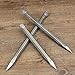 1pc High Carbon Steel Chisel Point and Flat Head Hexagonal Rod 250/300/350mm Industrial Grade Forged Steel Chisel Carving Chisel,flat head,300mm with handle