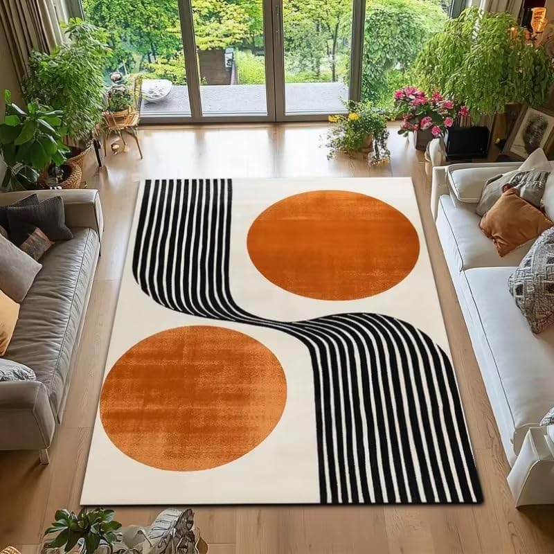 Tapis antidérapant grand format pour sécuriser et décorer le salon