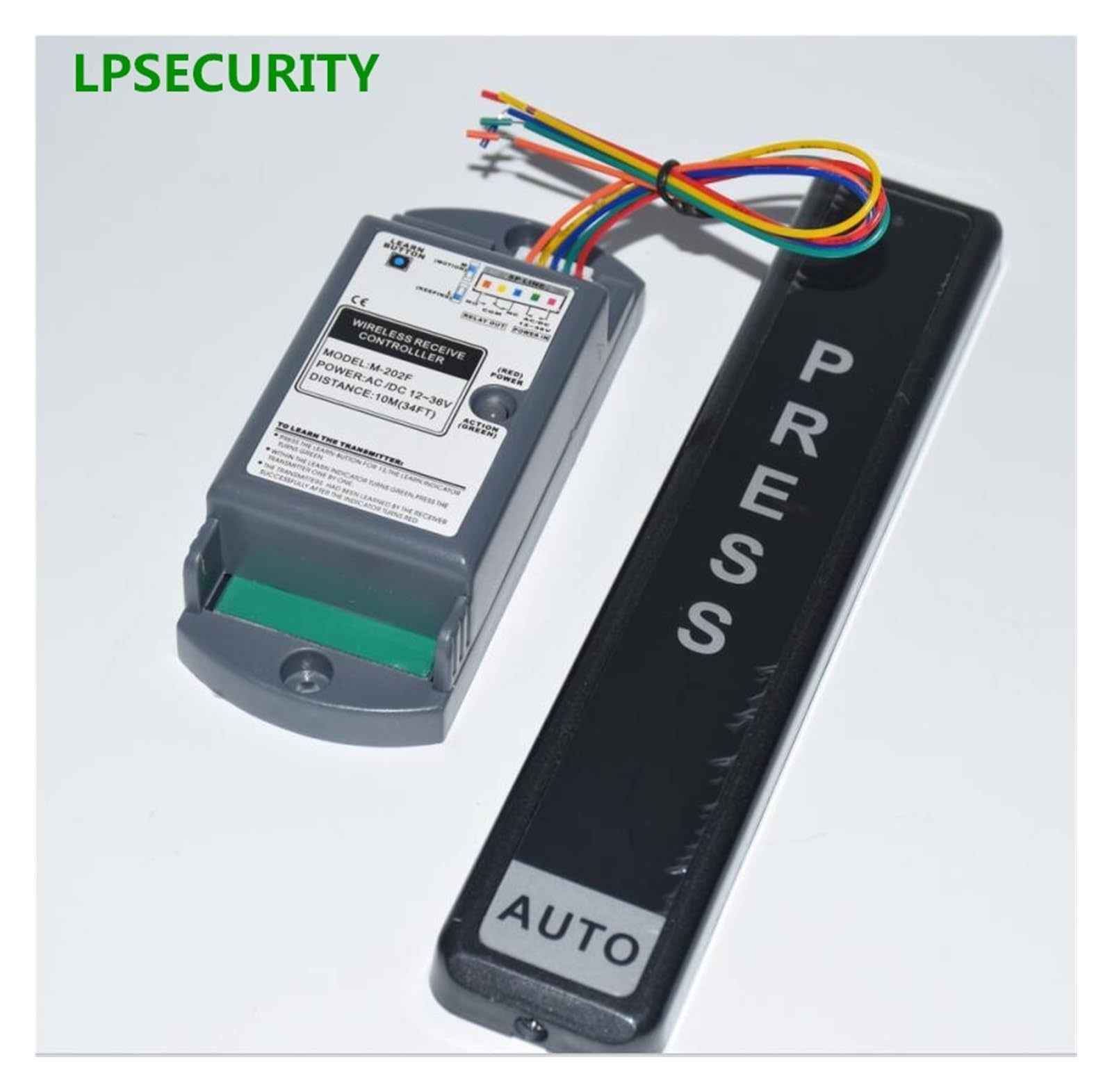 Kit Cancello Automatico, Pulsante di uscita dell'interruttore del telecomando dell'interruttore di controllo remoto della porta senza fili della serratura della porta dell'apriporta automatico del can