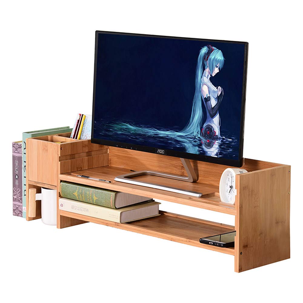 Buy Computer Monitor Stand Two layers, multiple storage boxes, Printer