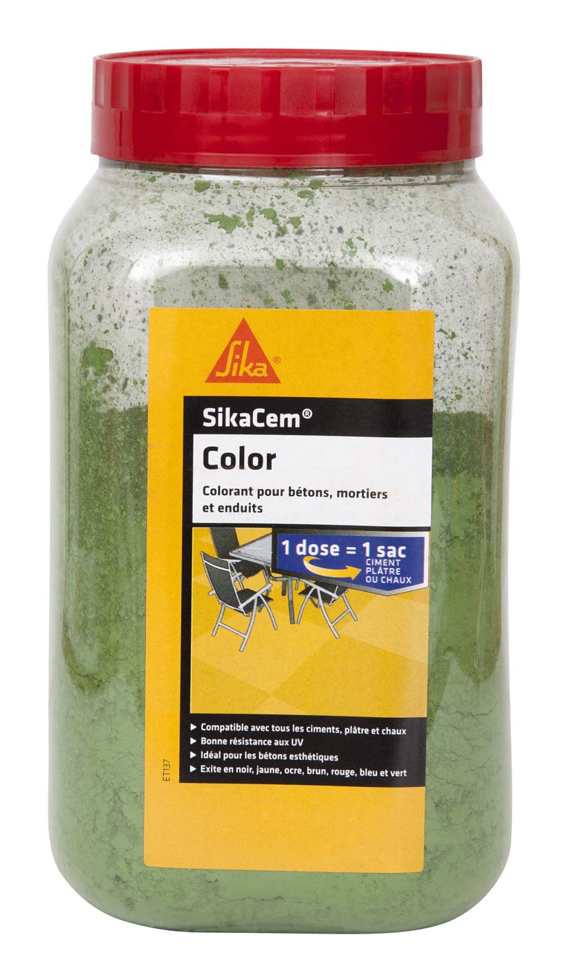 Sika cim Color – barwniki w proszku do cementu, wapna i gipsu, zielone, 73603