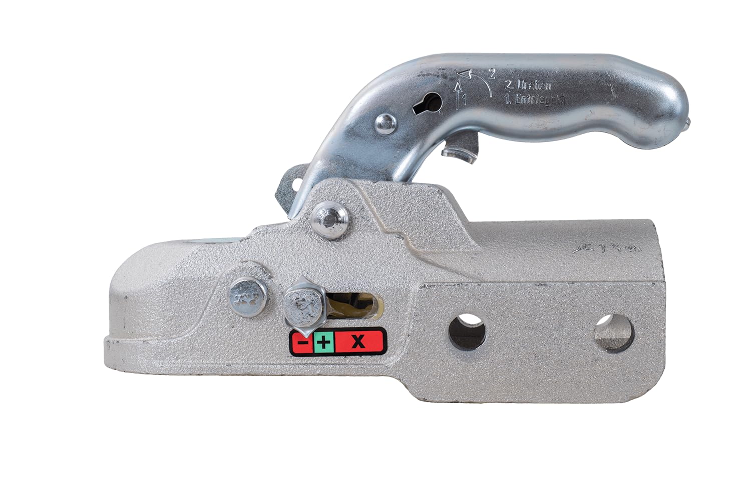 Attelage à boule KNOTT K35-C pour remorque de 3 500 kg avec timon tubulaire de 60 mm, en fonte