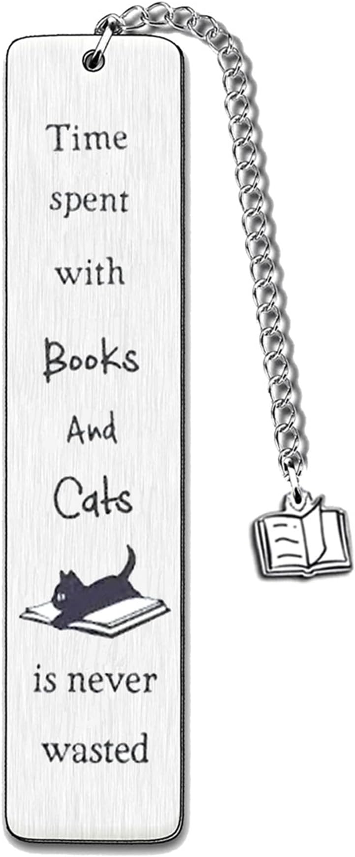 Cat Bookmark - Book Lover Gifts, Gifts for Cat Lovers, Bookmarks for Women, Men, Boys, Girls, Presents for Cats Lovers, Cat Themed Bookmark, Birthday Cat Gifts for Friend, Animal Bookmarks (A)
